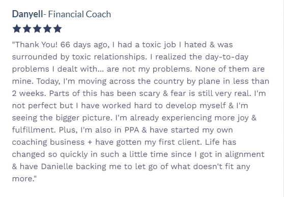 Danyell - Testimonial